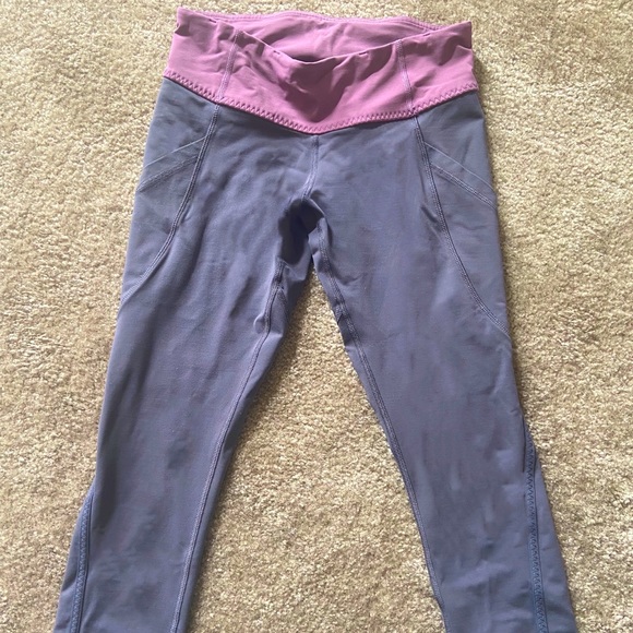 Lulu Lemon Pink Band Leggings 